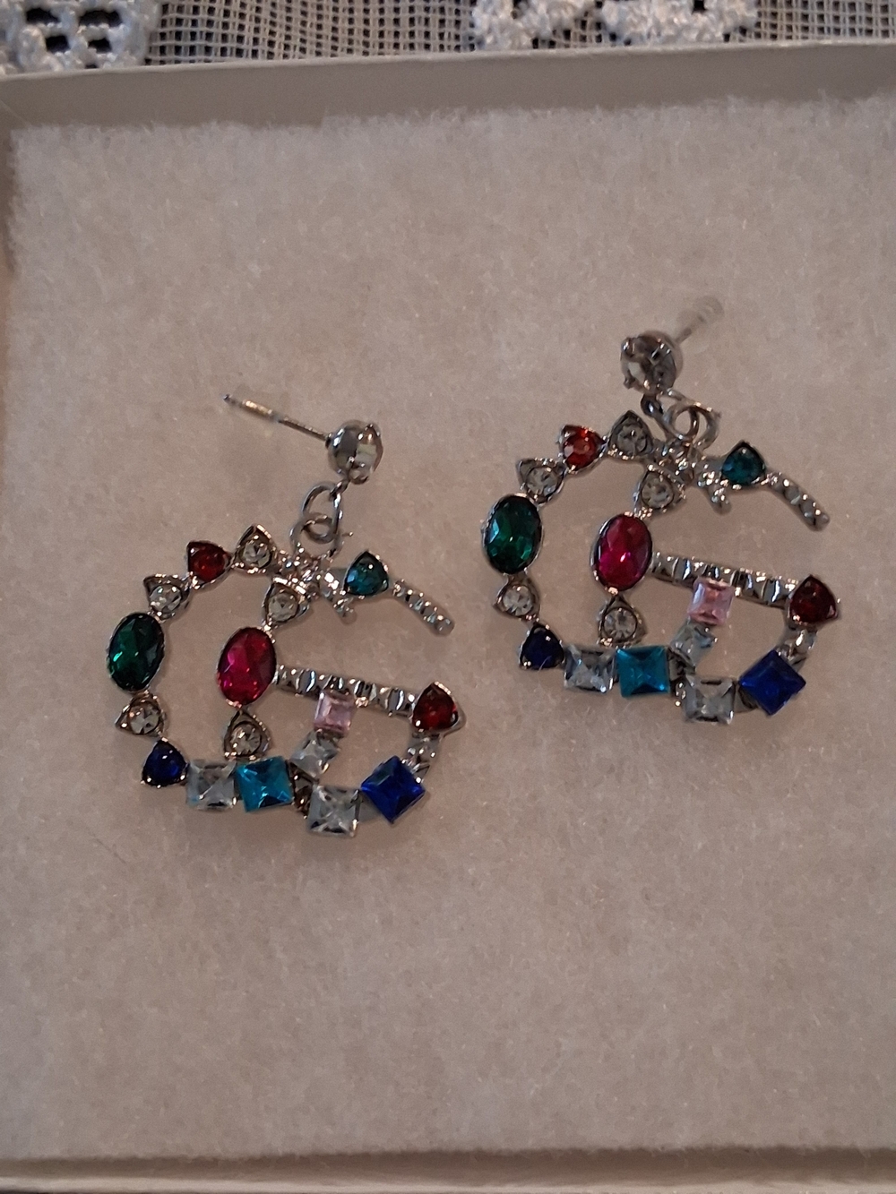 Multicolor Crystal Earrings - GG